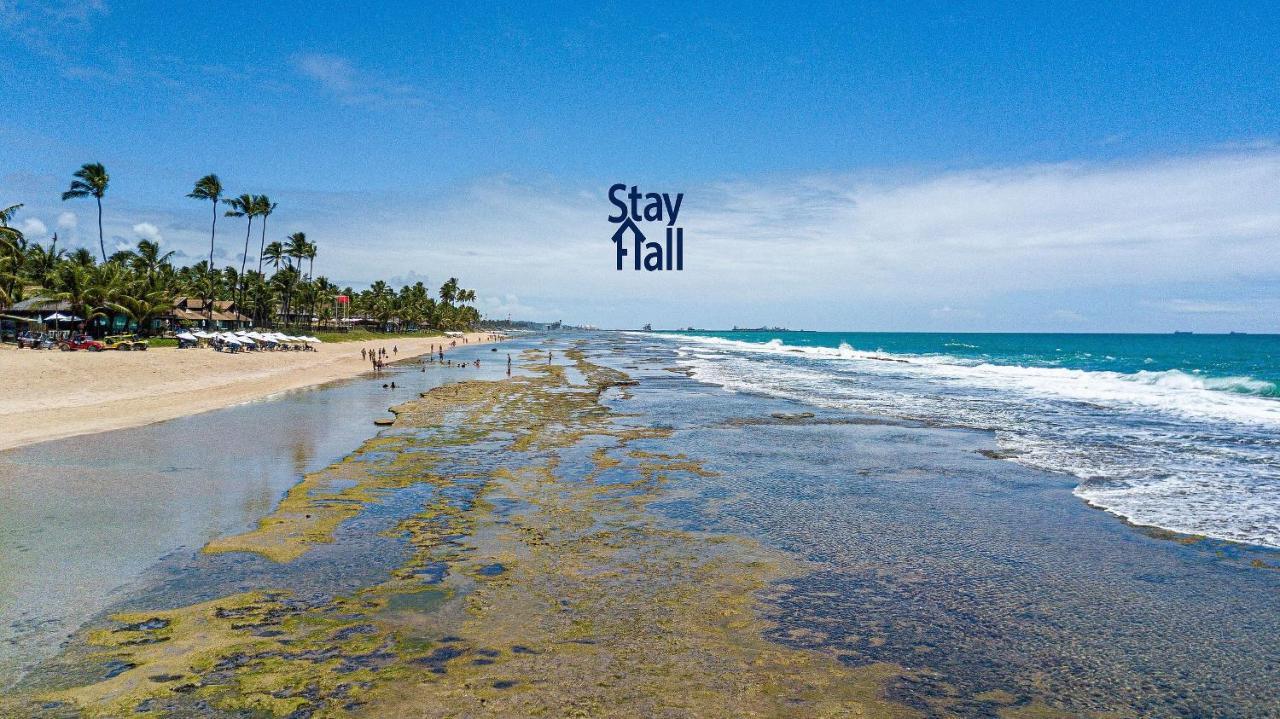 Bangalo 4Qts-Beira-Mar Com Cozinheira-Sh034 Villa Porto de Galinhas Ngoại thất bức ảnh
